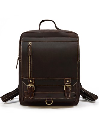 Genuine Leather Backpack for Men
